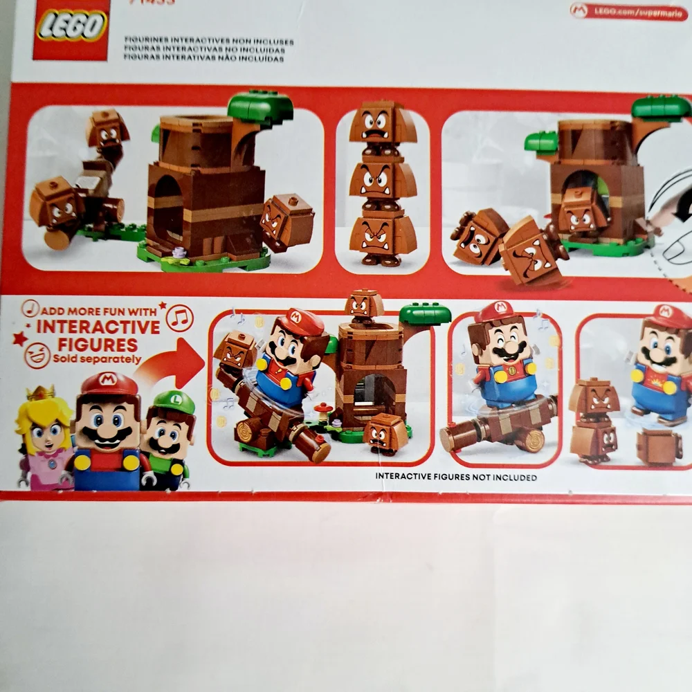 LEGO Super Mario Goomba's Playground Set 71434 Brown and Green Toy Building Kit